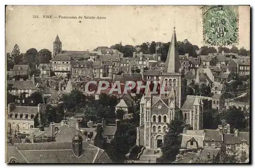 Cartes postales Vire Panorama de Sainte Anne