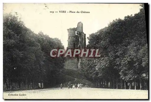 Cartes postales Vire Place du Chateau