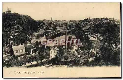 Cartes postales Vire Vue Generale