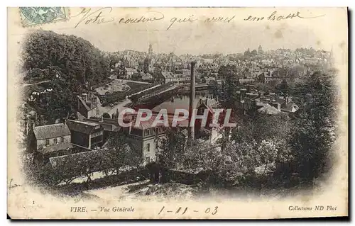 Cartes postales Vire Vue Generale