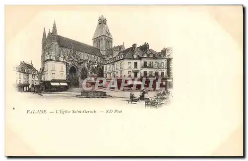 Cartes postales Falaise L'Eglise Saint Gervais