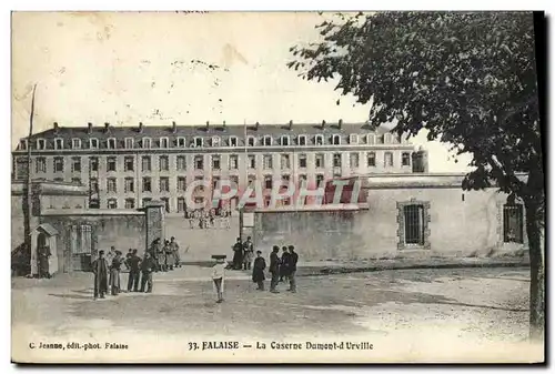 Cartes postales Falaise La Caserne Dumont d'Urville Militaria
