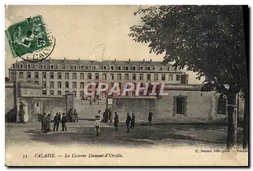 Cartes postales Falaise La Caserne Dumont d&#39Urville Militaria