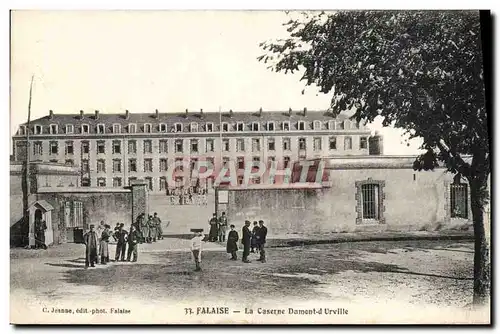 Cartes postales Falaise La Caserne Dumont d'Urville Militaria