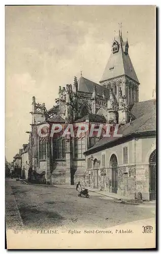 Cartes postales Falaise Eglise Saint Gervais L'Abside