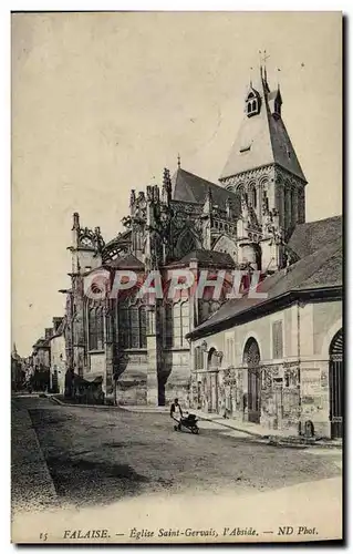 Cartes postales Falaise Eglise Saint Gervais L'Abside