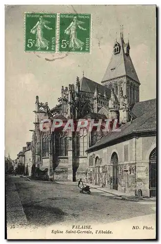 Cartes postales Falaise Eglise Saint Gervais L'Abside