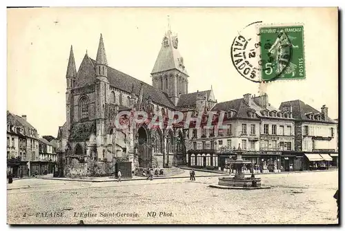 Cartes postales Falaise Eglise Saint Gervais