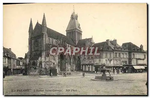 Ansichtskarte AK Falaise Eglise Saint Gervais