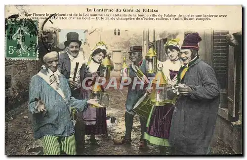 Cartes postales Falaise La Lanterne du Gars de Falaise Folklore Costume