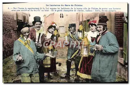 Ansichtskarte AK Falaise La Lanterne du Gars de Falaise Folklore Costume