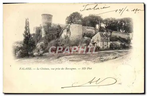 Ansichtskarte AK Falaise Le Chateau Vue Prise des Barcagnes