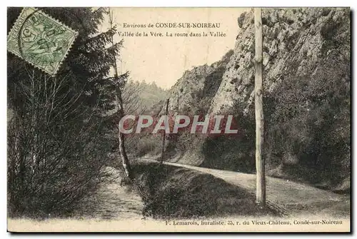 Ansichtskarte AK Environs de Conde sur Noireau Vallee de la Vere La route dans la vallee