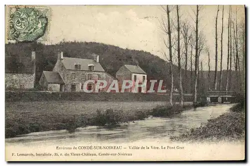 Ansichtskarte AK Environs de Conde Sur Noireau Vallee de la Vere Le Pont Grat