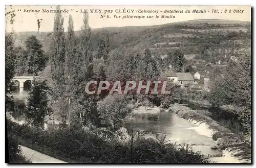 Ansichtskarte AK Le Vey Par Clecy Hotellerie du Moulin Vue pittoresque sur le Moulin