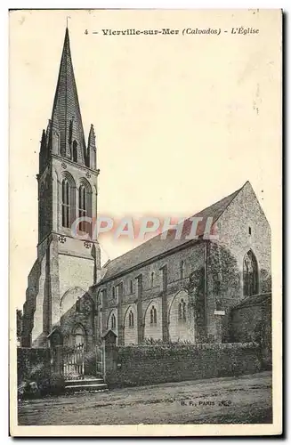 Cartes postales Vierville Sur Mer L&#39Eglise