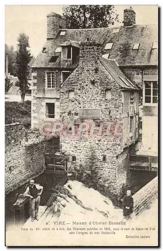 Ansichtskarte AK Vire Maison d&#39Olivier Basselin