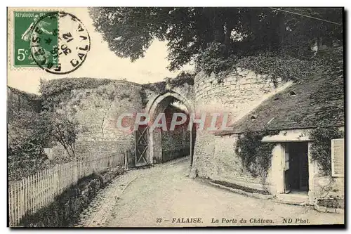 Cartes postales Falaise La Porte du Chateau