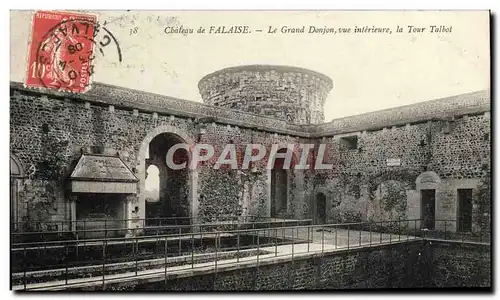 Ansichtskarte AK Falaise Chateau de Le Grand Donjon Vue Interieur la Tour Talbot