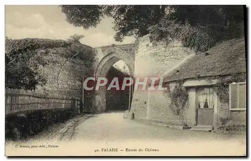 Cartes postales Falaise Entree du Chateau