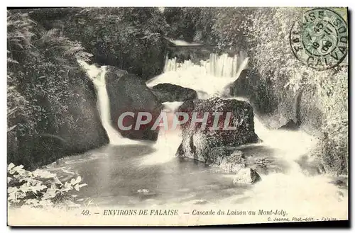 Ansichtskarte AK Environs de Falaise Cascade du Laison au Mont Joly