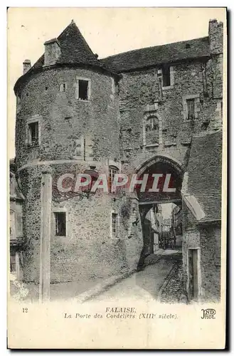 Ansichtskarte AK Falaise La Porte des Cordeliers