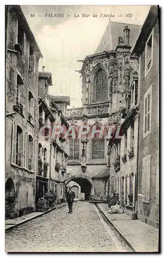 Cartes postales Falaise La Rue de L'Arche