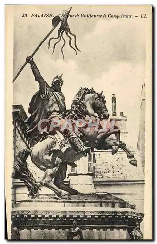 Ansichtskarte AK Falaise statue de Guillaume le Conquerant