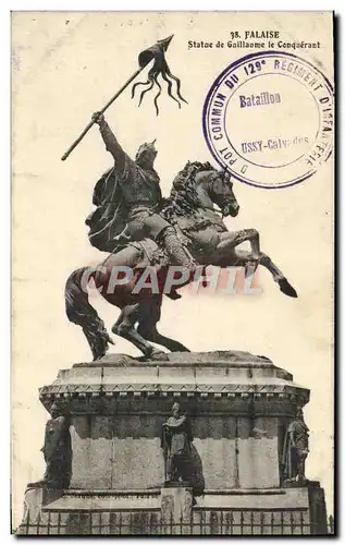 Ansichtskarte AK Falaise statue de Guillaume le Conquerant