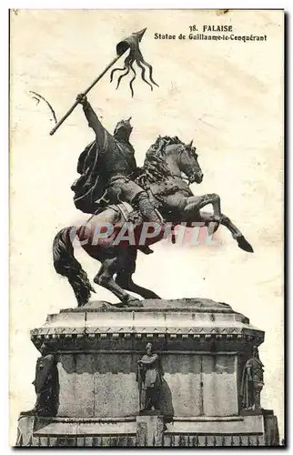 Ansichtskarte AK Falaise Statue de Guillaume le Conquerant