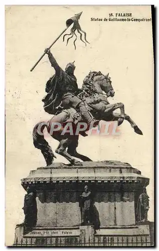 Cartes postales Falaise Statue de Guillaume le Conquerant