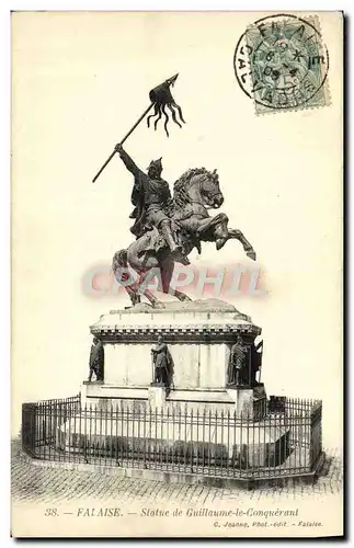 Ansichtskarte AK Falaise Statue de Guillaume le Conquerant