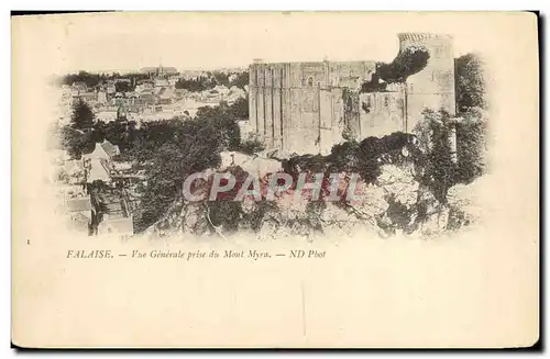 Cartes postales Falaise vue generale prise du Mont Myra