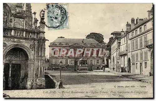 Cartes postales Falaise Portali Renaissance de L'Eglise Trinite Place Guillaume le Conquerant