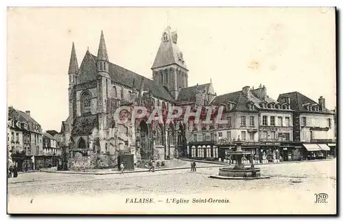 Cartes postales Falaise L'Eglise Saint Gervais