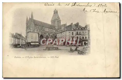 Cartes postales Falaise L'Eglise Saint Gervais