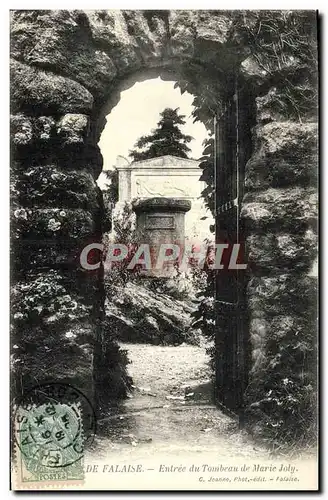 Cartes postales Falaise Entree du Tombeau de Marie Joly