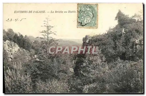 Ansichtskarte AK Environs de Falaise La Breche au Diable