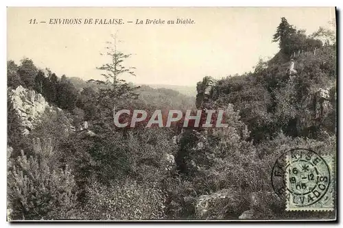 Cartes postales Environs de Falaise La Breche au Diable