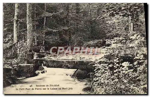 Ansichtskarte AK Environs de Falaise Le petit pont de pierre sur le Laizon au Mont Joly
