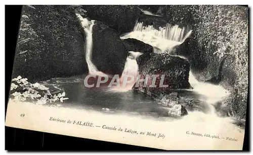 Ansichtskarte AK Environs de Falaise Cascade Du Laizon au Mont Joly