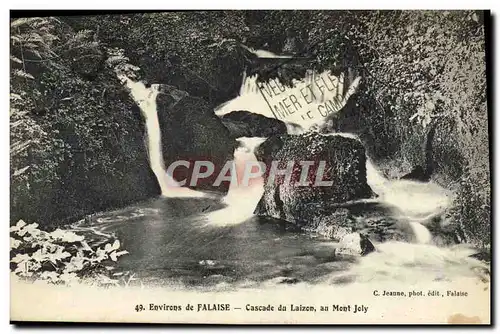 Cartes postales Environs de Falaise Cascade Du Laizon au Mont Joly