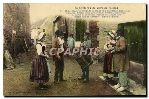 Cartes postales Falaise La lanterne du gars de Falaise Folklore Costume