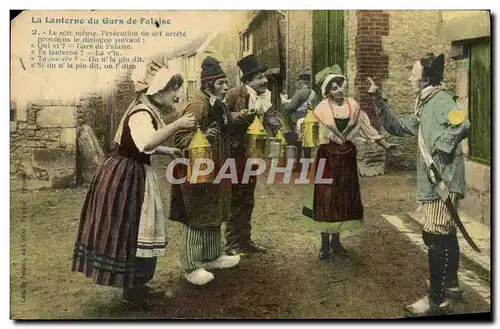 Cartes postales Falaise La lanterne du gars de Falaise Folklore Costume