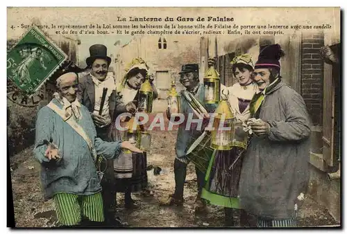 Cartes postales Falaise La lanterne du gars de Falaise Folklore Costume