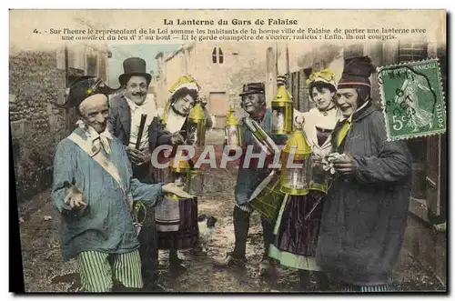 Cartes postales Falaise La lanterne du gars de Falaise Folklore Costume