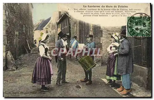 Cartes postales Falaise La lanterne du gars de Falaise Folklore Costume