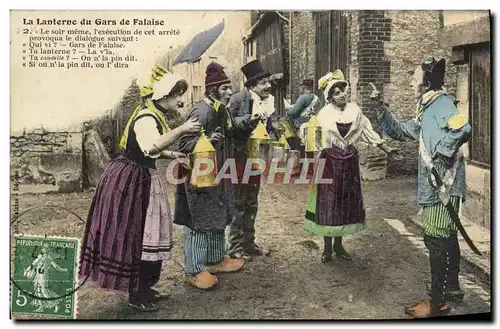 Cartes postales Falaise La lanterne du gars de Falaise Folklore Costume