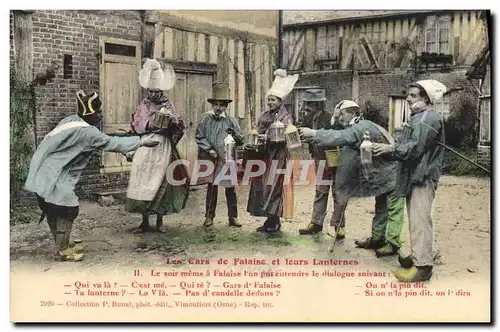 Cartes postales Falaise La lanterne du gars de Falaise Folklore Costume