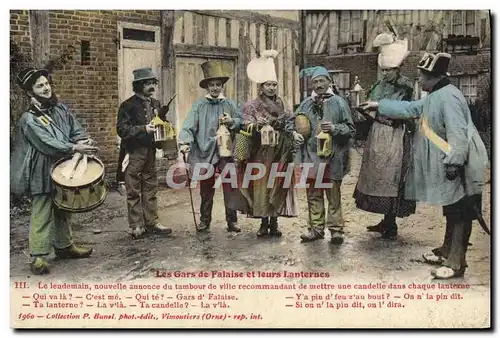 Cartes postales Falaise La lanterne du gars de Falaise Folklore Costume